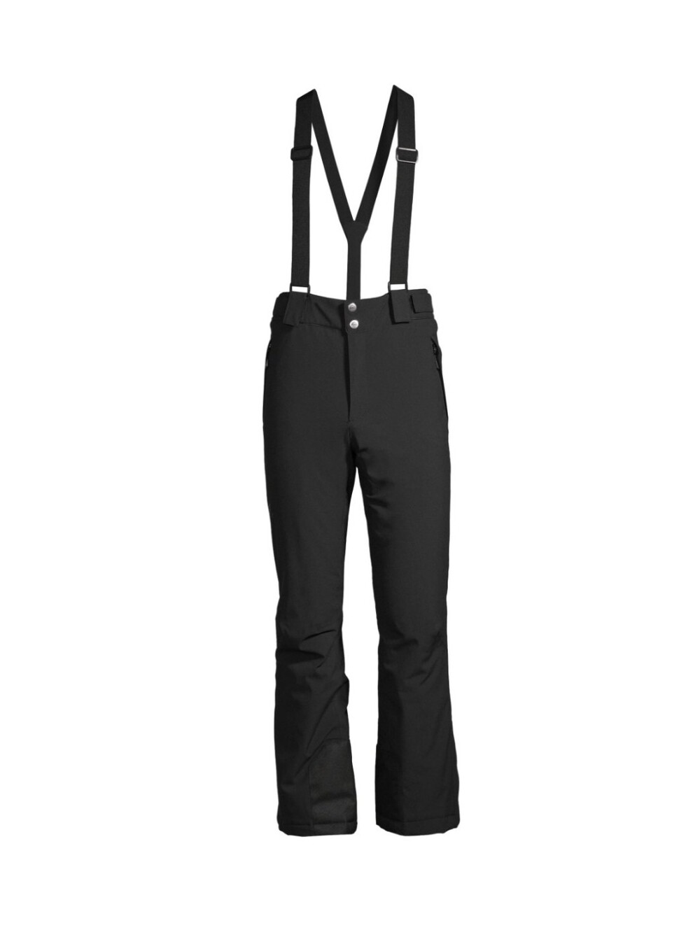 Mckinley Men's Black Ski Pants with Adjustable Suspenders